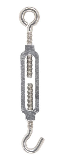 Picture of Hampton 02-3427-404 Hook &amp; Eye Turnbuckle  Stainless Steel - 0.25 x 5.38 in. - pack of 5