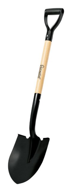 PRY-P Round Point Shovel Poly D-Handle