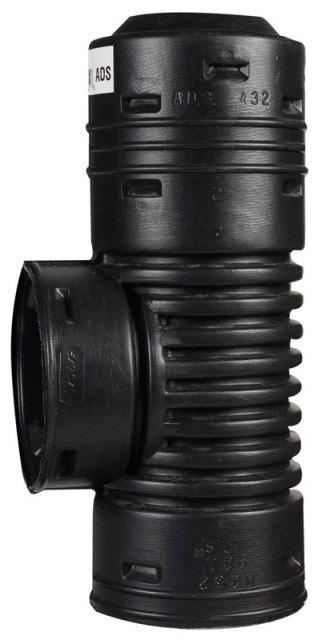 Advanced Drainage Systems Schedule 40 4 in. Barb X 4 in. D Polyethylene 12 in. Blind Tee 1 pk