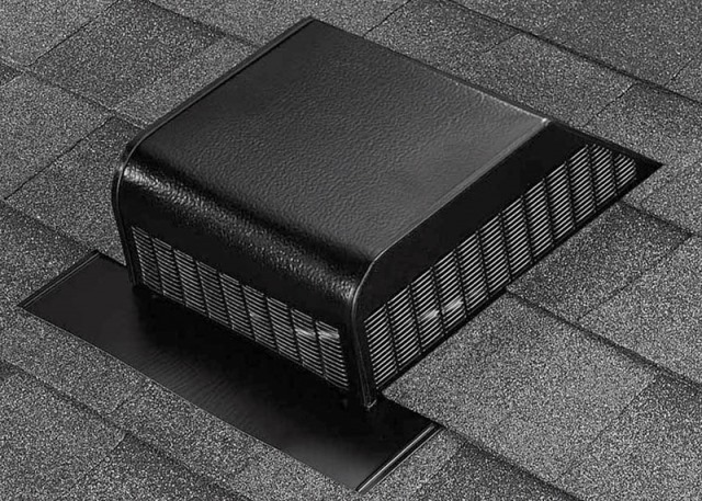 Picture of Air Vent 85282 Air Vent Roof Vent 50 Square Assembly Slant  Black - pack of 6