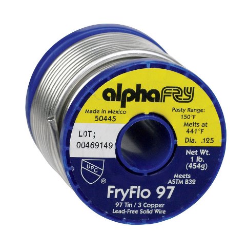 Picture of Alpha Metals PH50445 16 oz Lead Free Solid Wire Solder