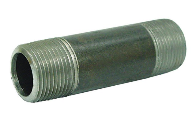 8700136206 Black Steel Pipe Nipple 0.125 x 2.5 in.