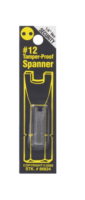 Picture of Best Way Tools 86824 Tamper-Proof No. 12 Spanner Security Bit