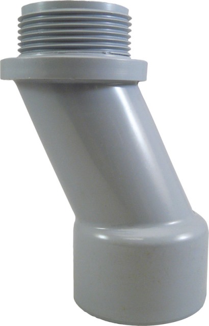 Conduit Fitting Connector, 1-1/4 in, Threaded, PVC, PVC Coated