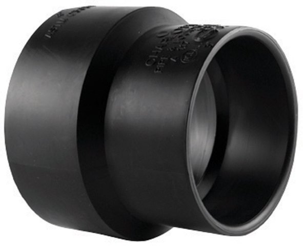 Picture of Charlotte Pipe &amp; Foundry ABS001170600HA 4 x 3 in. Adapter Coupling- pack of 5