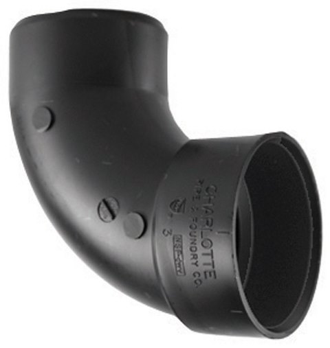 Picture of Charlotte Pipe &amp; Foundry ABS003020600HA 90 deg Street Elbow  1.5 in.
