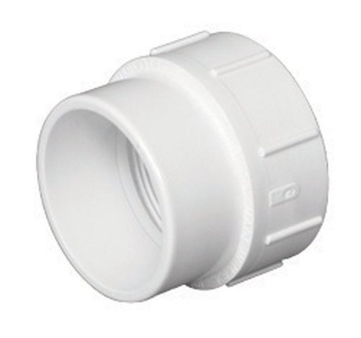 Charlotte Pipe Schedule 40 4 in. Spigot X 4 in. D FPT PVC Pipe Adapter 1 pk