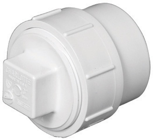 Charlotte Pipe & Foundry PVC00105X0600HA Cleanout Body Adapter  1.5 in.
