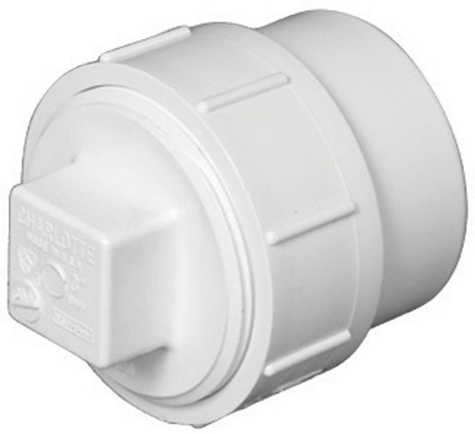 Charlotte Pipe & Foundry PVC00105X1000HA PVC-Dwv Clean-Out Adapter 3 in.