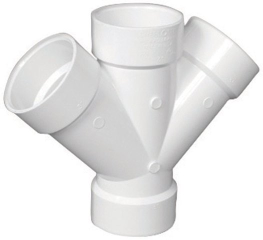 PVC006110800HA 2 in. Double Wye