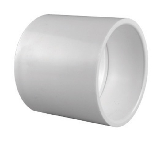 Charlotte Pipe & Foundry PVC021001600 Coupling White 2 in. SXS Schedule 40