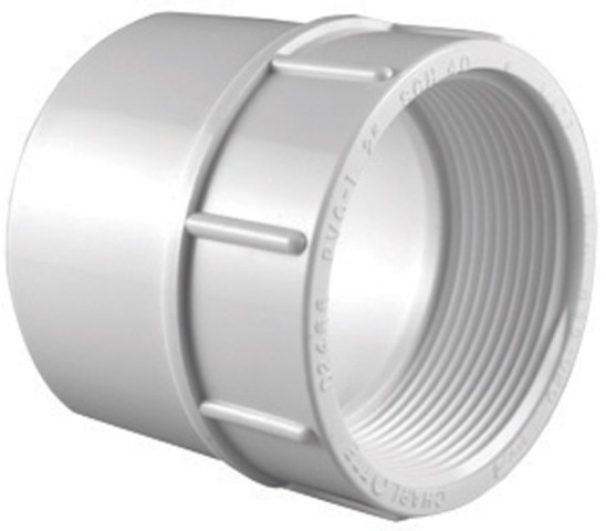 Charlotte Pipe & Foundry PVC021012000 SCH 40 4 in. SXFPT Adapter