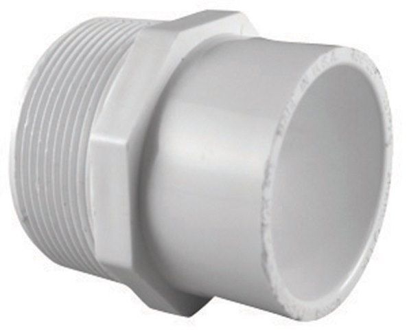 Charlotte Pipe & Foundry PVC021101000 Reducing Adapter 1.25 Mpt x 1 in.