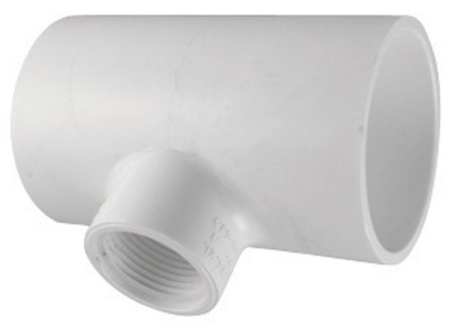 Charlotte Pipe & Foundry PVC024014300 PVC Schedule 40 Reducing Tee  1.5 x 0.5 in. FPT