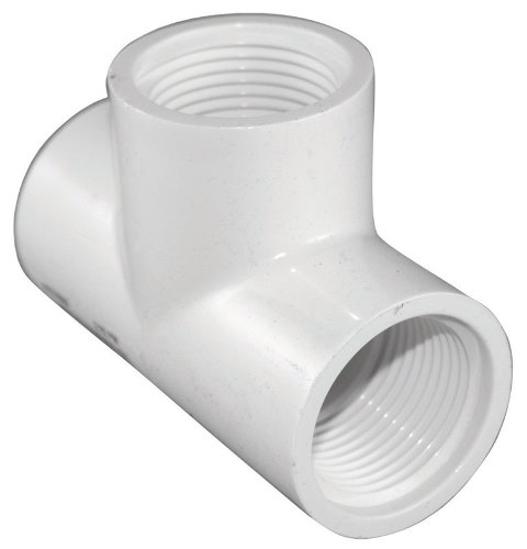 Charlotte Pipe & Foundry PVC24011400 1.5 in. SST PVC Tee