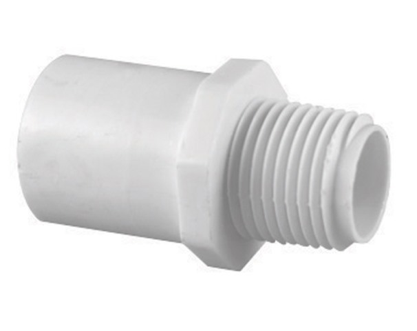 Charlotte Pipe & Foundry PVC021030600 0.5 x 0.5 in. Sch 40 PVC Riser Extension