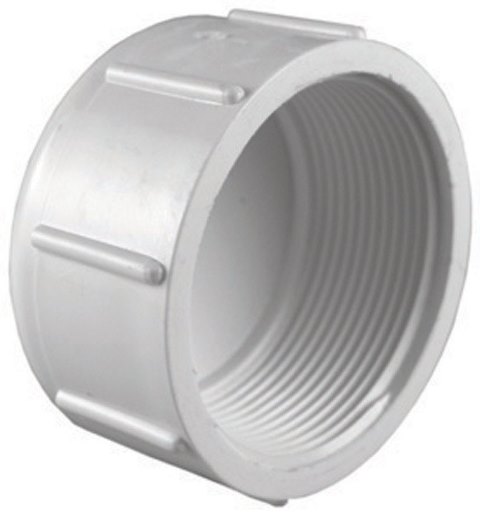 PVC021172400 4 in. Schedule 40 PVC Cap - White