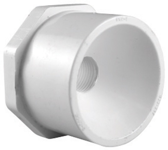 Charlotte Pipe Schedule 40 3 in. Spigot X 2 in. D Slip PVC Reducing Bushing 1 pk