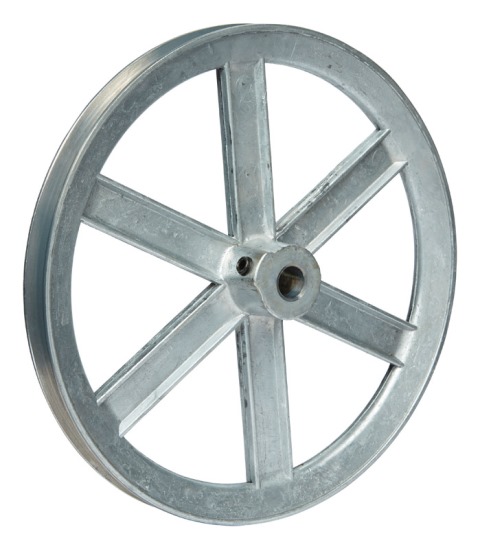 800A5 8 x 0.5 in. SingleV Grooved Pulley -  Chicago Die Casting, 22830