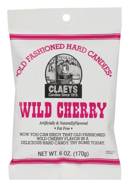 Picture of Claeys Candies 651 Wild Cherry Hard Candy  6 oz