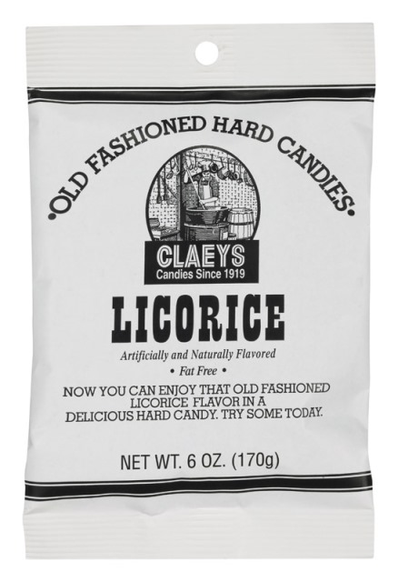 Picture of Claeys Candies 671 Licorice Hard Candy  6 oz
