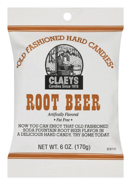 Picture of Claeys Candies 686 Root Beer Flavored Hard Candy - 6 oz 