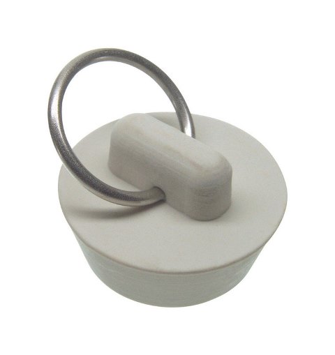 Picture of Danco 9D00080223 1 in. Rubber Drain Stopper  White