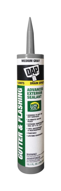 Picture of DAP 01835 10.1 oz Caulk Gut &amp; Flush  Gray - pack of 12