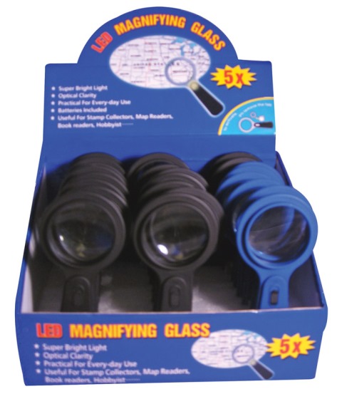 Picture of Diamond Visions MA-0114 LED Magnifying Glass - pack of 24