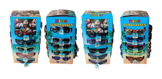 Picture of DDI 2128637 Kids Assorted Sunglasses Case of 48