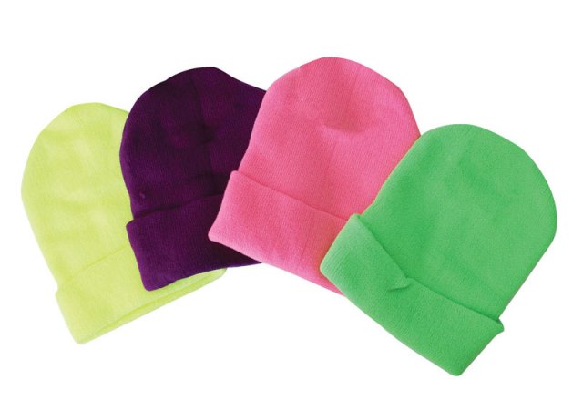 Picture of DDI 1981298 Neon Knit Beanies Case of 36