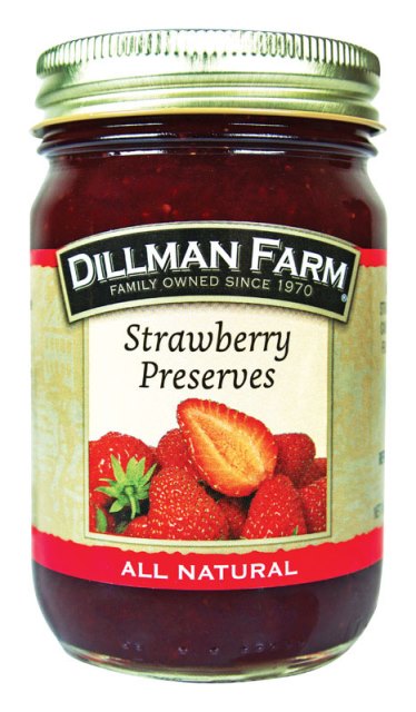 Picture of Dillman Farm 21061 Strawberry Preserves  16 oz - pack of 6