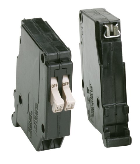 Picture of Eaton Electrical CHT1515 15 amp Tandem Single Pole Circuit Breaker  0.75 in.