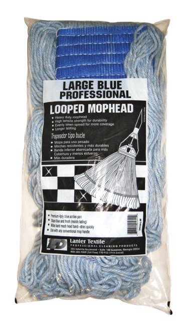 113-LOOPED-BB Looped Mop Head Blue