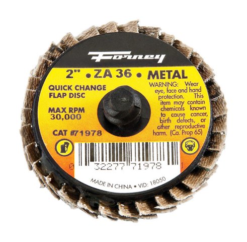 71978 2 in. Quick Change Mini-Flap Disc  36 Grit