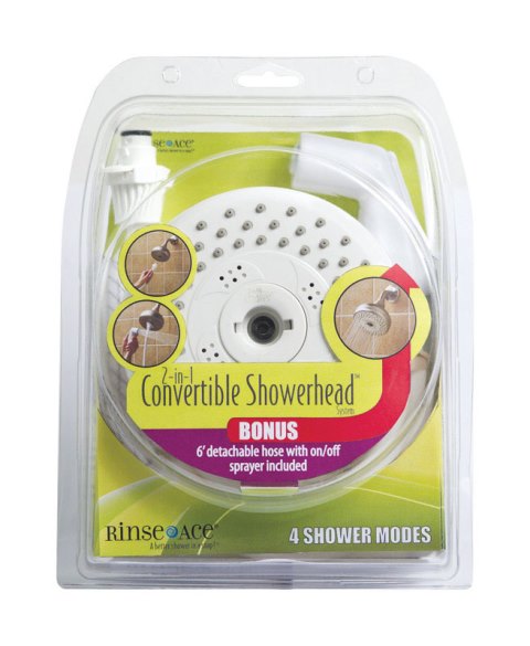 Picture of B &amp; K 4515 2-in-1 Showerhead  White - Set of 4
