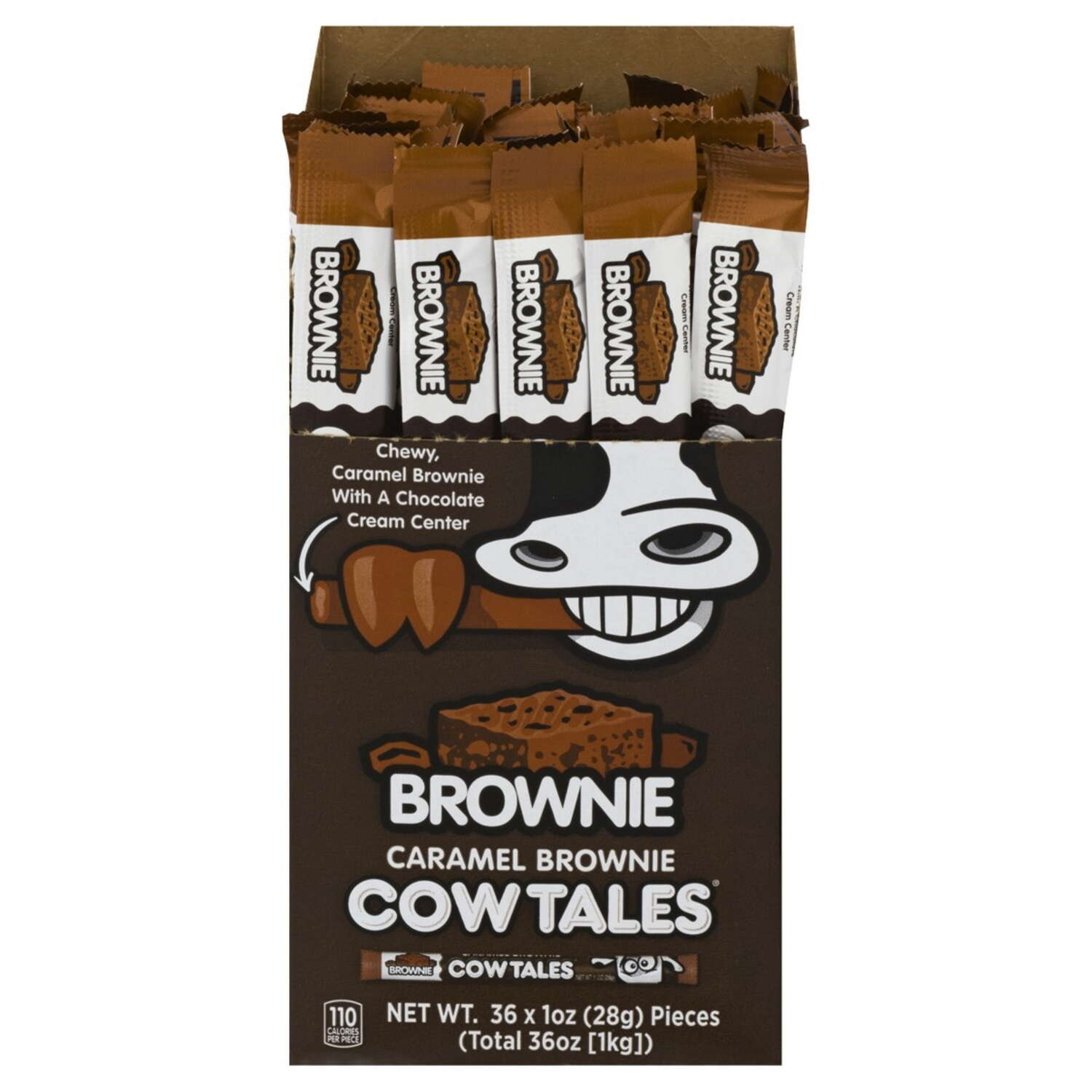 Picture of Cow Tales 80102 1 ozChocolate Brownie Caramel Caramels  - pack of 36