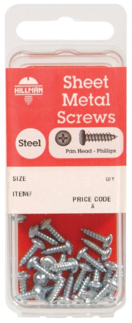 14-Inch x 2-Inch 3-Pack The Hillman Group 5533 Pan Head Phillips Sheet Metal Screw 