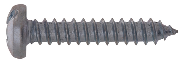 74087 14 x 1 in. Pan Combo Zinc Plated Sheet Metal Screw