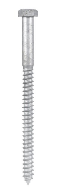 812107 0.5 x 7 in. Galvanized Hex Head Lag Bolt