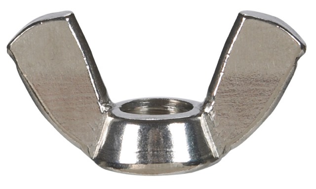 830010 0.375 in. Wing Nuts  Stainless Steel -