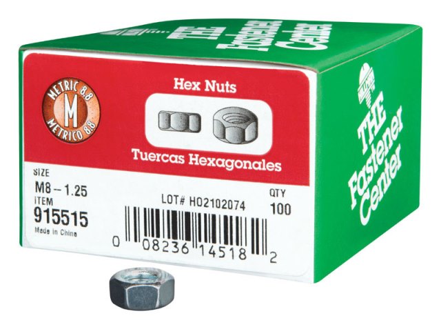 915515 1.25 in. Metric Hex Nut Coarse Thread