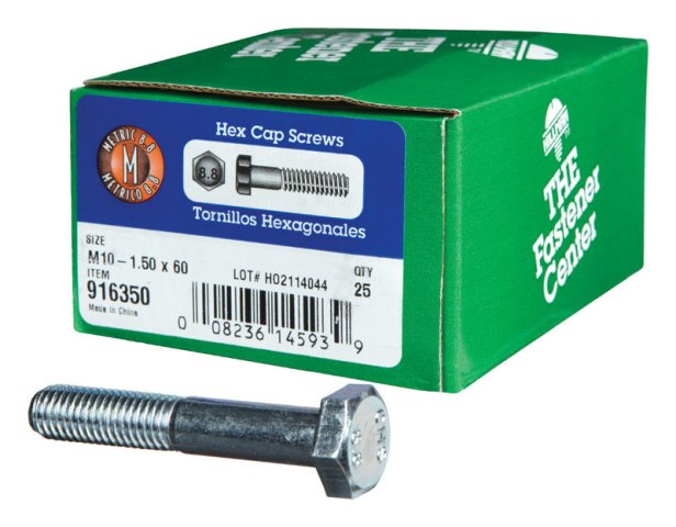 916350 M10 x 60 Hex Cap Screw Class 8.8