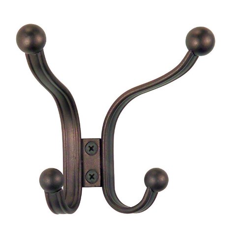Interdesign 53571 York Lyra Wall Mount Quad Hook Bronze