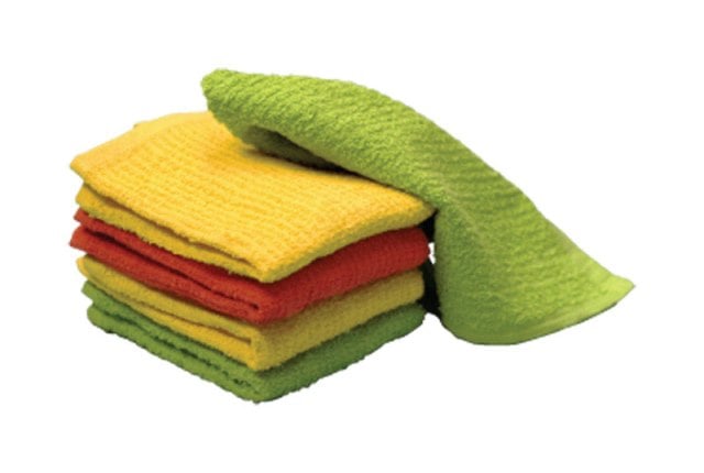 10021 Bar Mop Cotton Cloth  Multi-Color - pack of 3