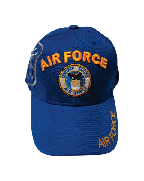 U.S. Air Force Logo Baseball Cap Royal Blue One Size Fits All
