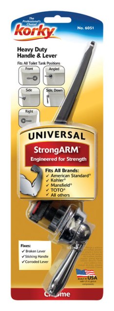 Picture of B &amp; K 6051BP StrongArmHandle &amp; Lever Kit  Chrome
