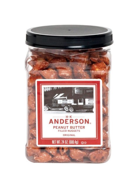 Picture of HK Anderson 115010 24 oz Pretzel Tub Peanut Butter - pack of 8