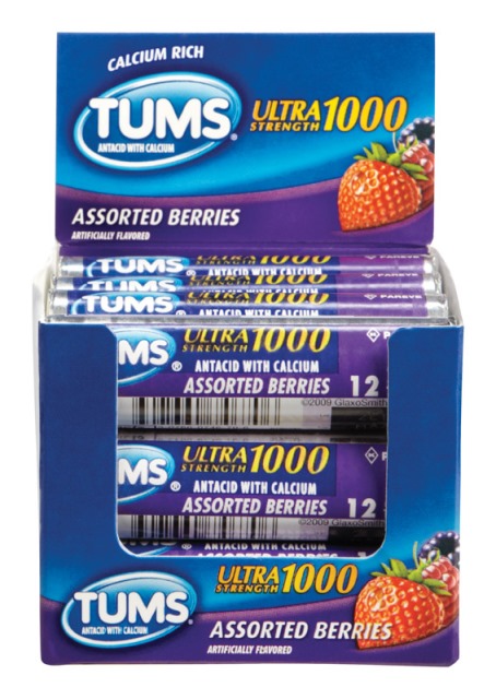 Picture of Tums 074670 Tums Ultrastrength Berry - pack of 12