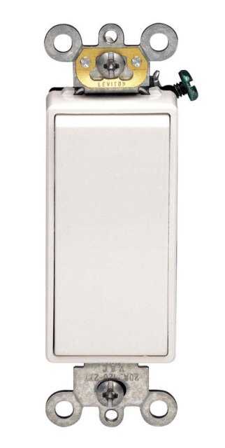 05623-2WS 3 watt 120-277V 20 amp Switch White